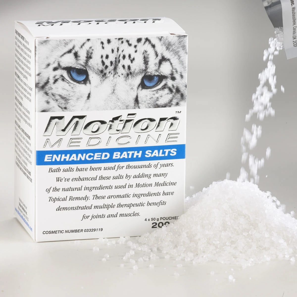 Motion Medicine Enhanced Bath Salts — 4 x 50g