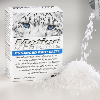 Motion Medicine Enhanced Bath Salts — 4 x 50g