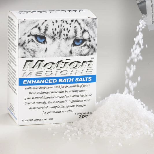 Motion Medicine Enhanced Bath Salts — 4 x 50g